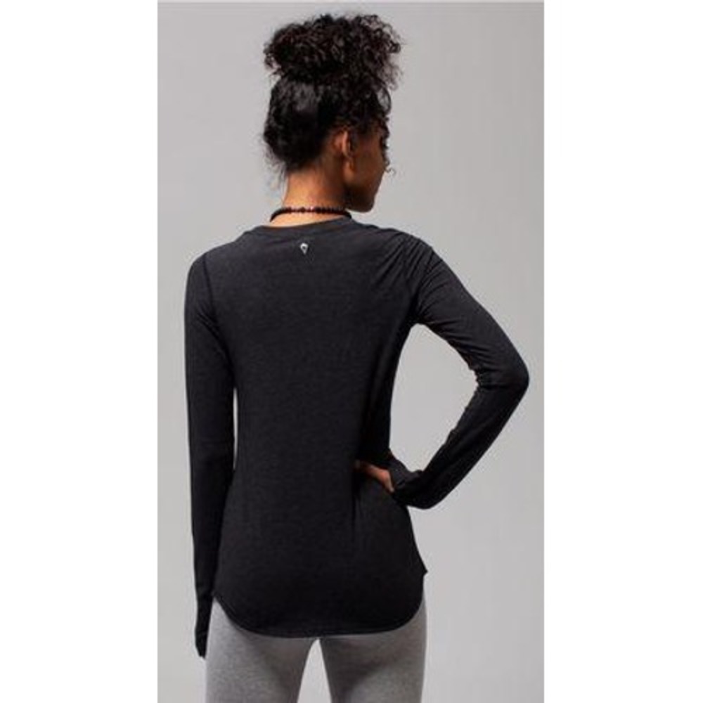 Ivivva by Lululemon Long Sleeve Top Kids 10 Black Splatter Sleeve